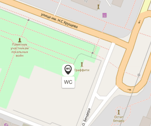 Туалет, парк Победы, Элиста, Республика Калмыкия